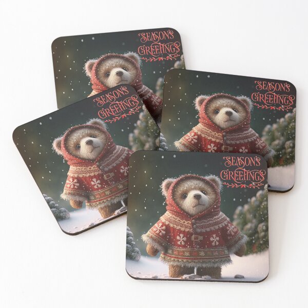 Item preview, Teddy Bear Christmas Greeting Card designed and sold by 3 CITIES.