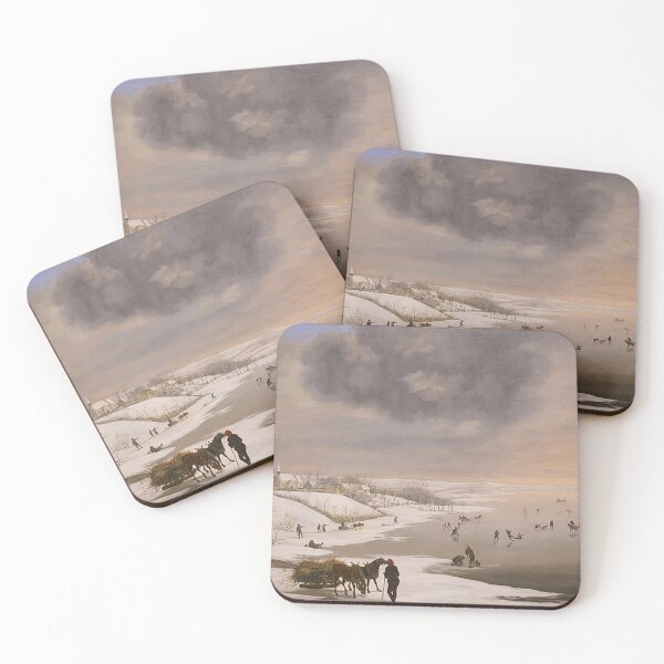 Item preview, Winter Landscape With Brabrand Church designed and sold by tomorrowsart.