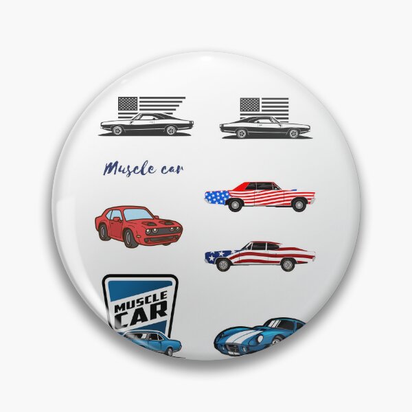 Item preview, Muscle Car US Flag- pack designed and sold by ZoesAttic.