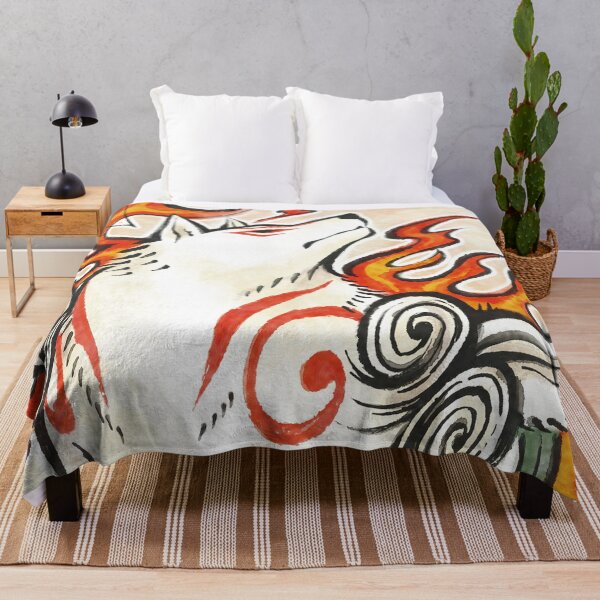 Item preview, Okami Wolf God Spirit Japanese Aesthetic designed and sold by kawaiicrossing.
