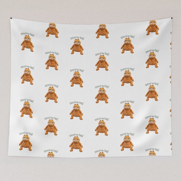 Item preview, Commit Tax Fraud with Garfield  designed and sold by Lauren Kenney.
