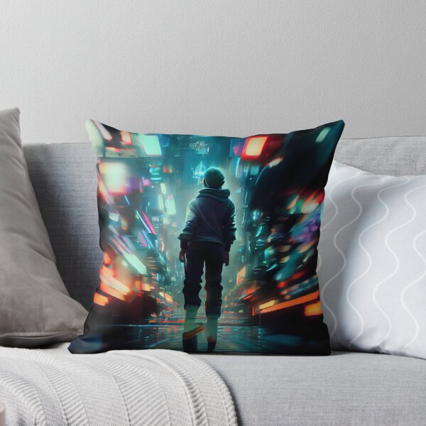 Item preview, Futuristic Portrait Cyberpunk Style designed and sold by Foodcolored.