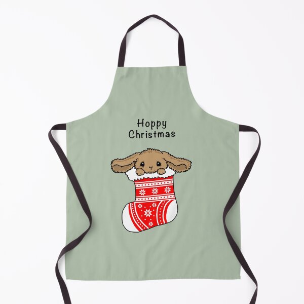 Item preview, Hoppy Christmas. Bunny in stocking designed and sold by Scat the cat.