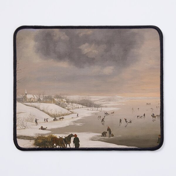 Item preview, Winter Landscape With Brabrand Church designed and sold by tomorrowsart.