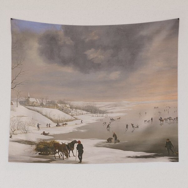 Item preview, Winter Landscape With Brabrand Church designed and sold by tomorrowsart.