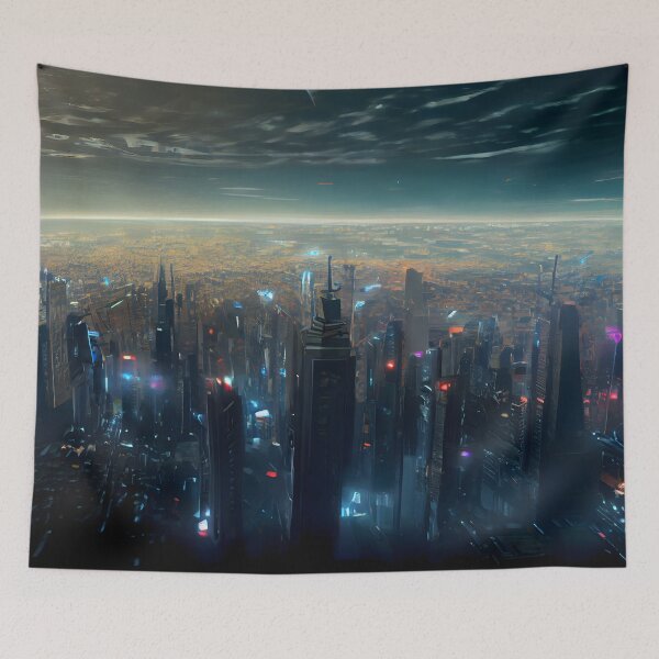 Item preview, Planetary Cityscape designed and sold by Foodcolored.