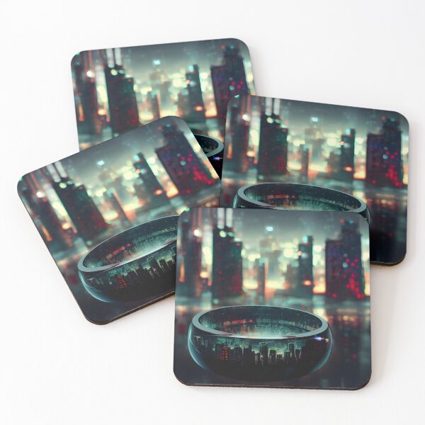 Item preview, Futuristic City in a Ring  designed and sold by Foodcolored.