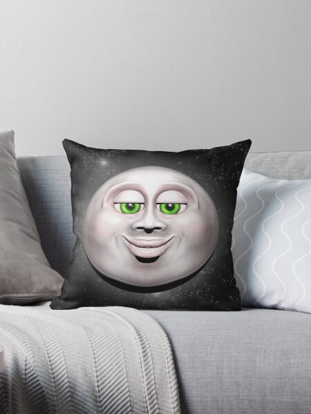 Moon emoji pillow best sale