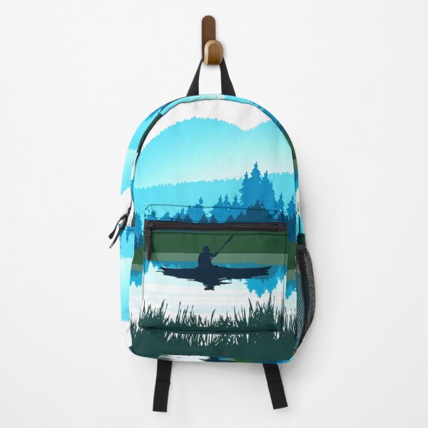 Item preview, Kayaker In Blue River Landscape designed and sold by uFit.