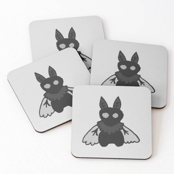 Item preview, B&W Cutie Mothman designed and sold by Valina Moon Creations.