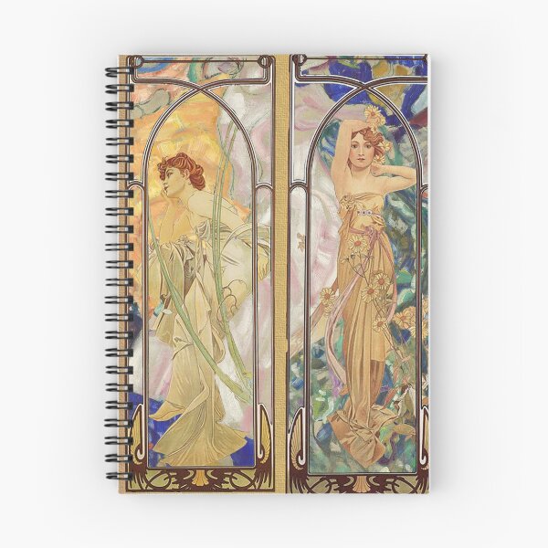 Artikelvorschau, 4 Jahreszeiten - Klimt x Mucha entworfen und verkauft von Utope.