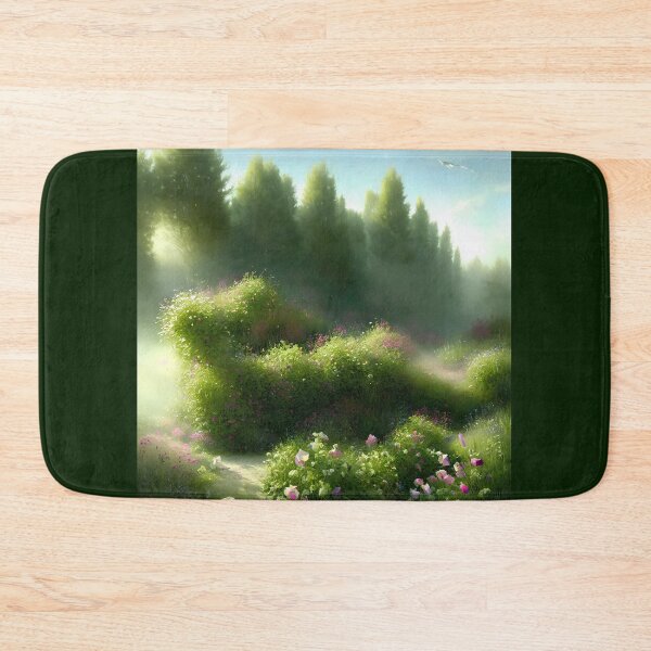 Item preview, April Sweet Pea Blossoms in a Forest designed and sold by FamiliarPufferfish.
