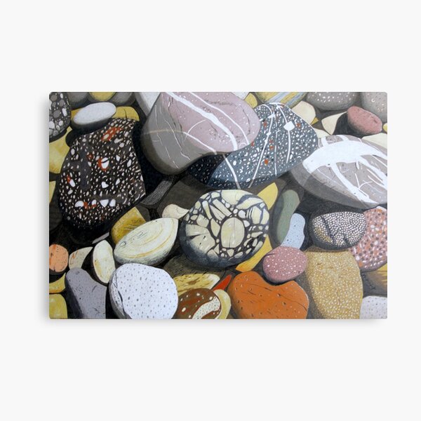 Coastal Rocks Metal Print