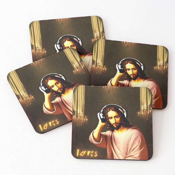 Item preview, JESUS DJ SPINS! designed and sold by DangerRabbit.