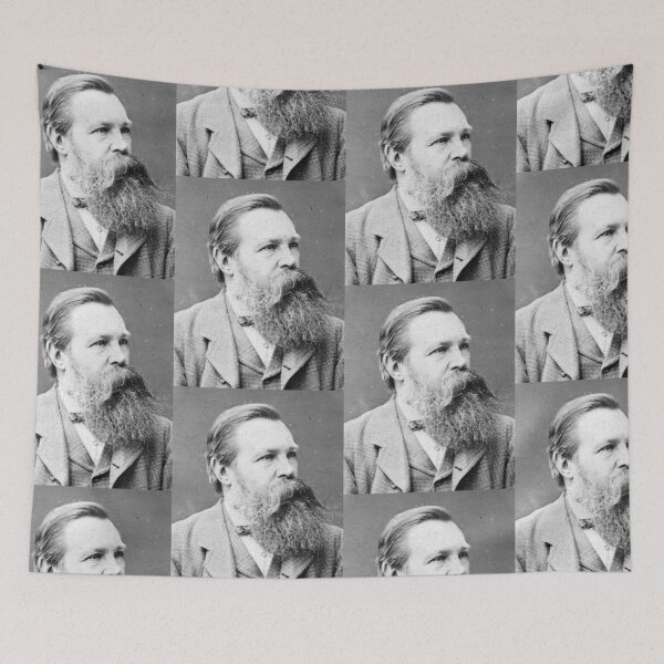 Item preview, Friedrich Engels Portrait designed and sold by letsgobabey.