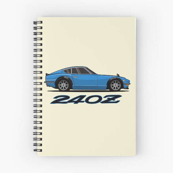 Item preview, Blue Datsun 240 Z Illustration designed and sold by blackdogshop.