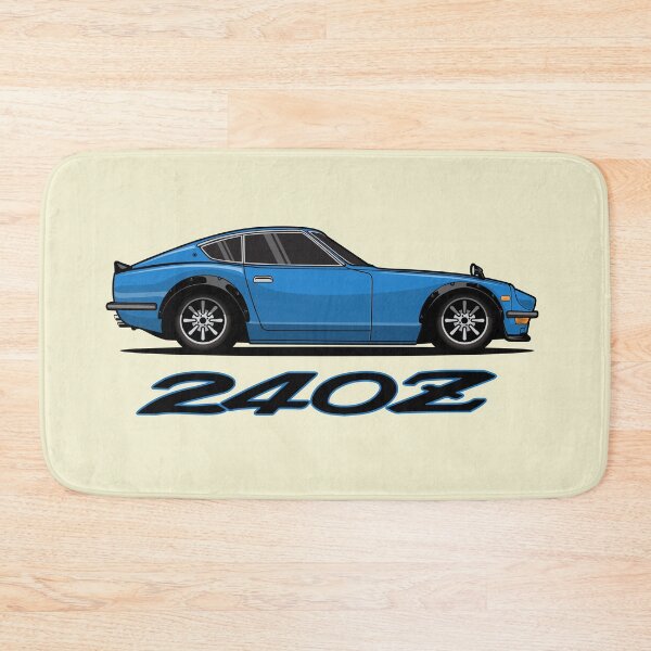 Item preview, Blue Datsun 240 Z Illustration designed and sold by blackdogshop.