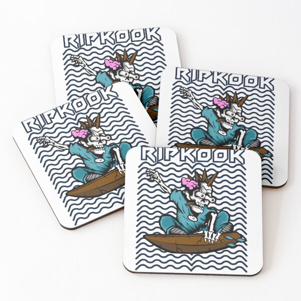 Item preview, Surfing Kooks-Funny skull Surfing designed and sold by surfcrowd.
