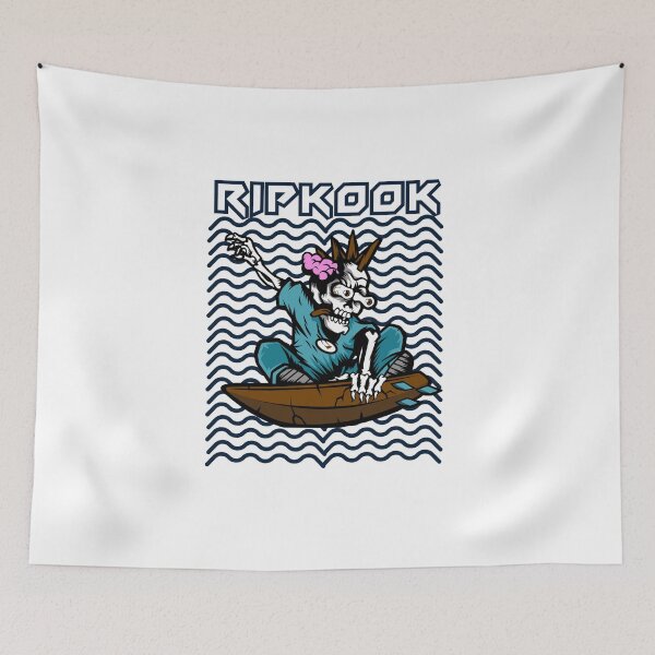 Item preview, Surfing Kooks-Funny skull Surfing designed and sold by surfcrowd.