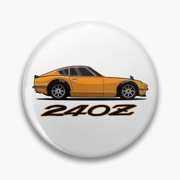 Item preview, Orange Datsun 240 Z Illustration designed and sold by blackdogshop.