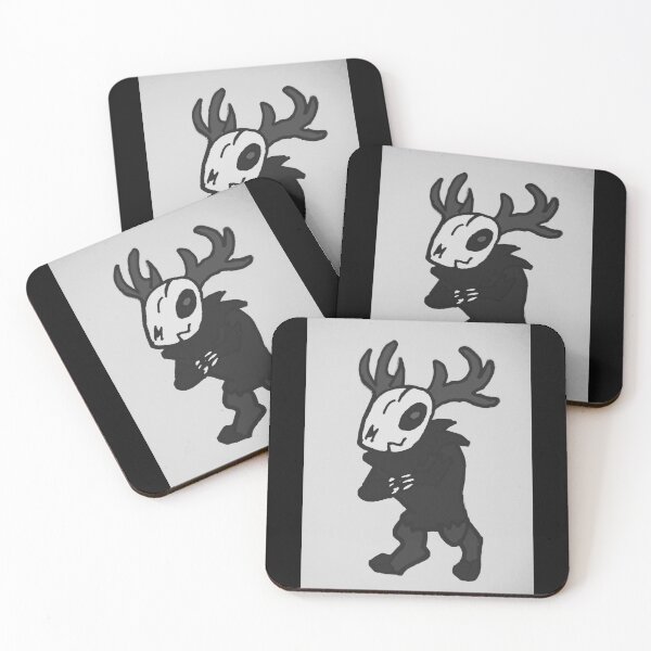 Item preview, B&W Cutie Wendigo designed and sold by Valina Moon Creations.