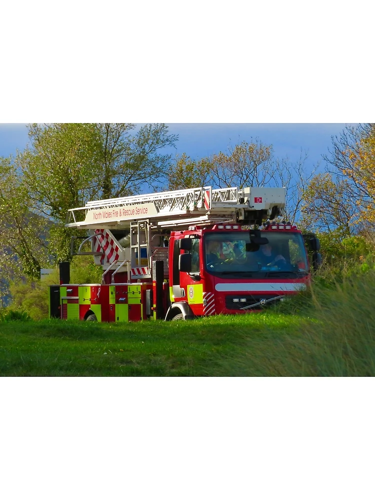 Thumbnail 3 of 3, Scarf, Fire engine  designed and sold by Ribster13.