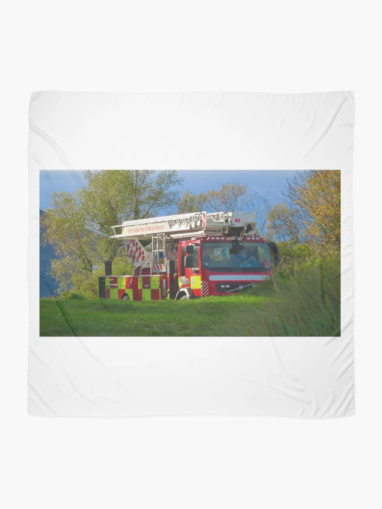 Thumbnail 2 of 3, Scarf, Fire engine  designed and sold by Ribster13.