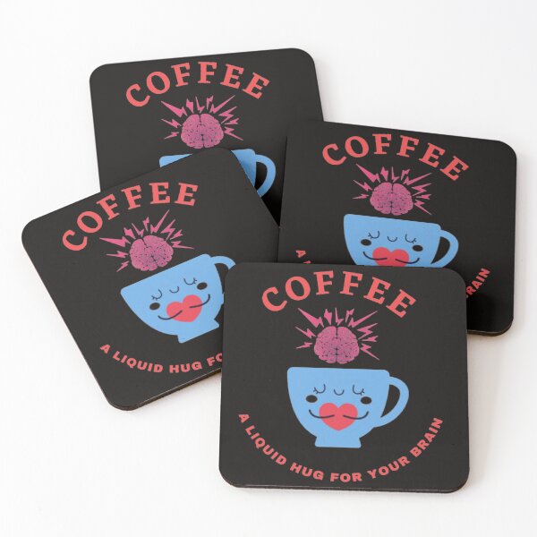 Item preview, Coffee is a liquid hug for your brain  designed and sold by QUALITY-ZONE.