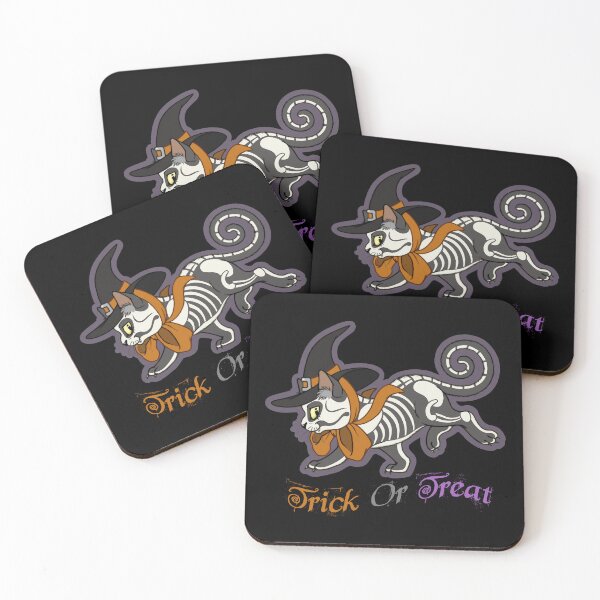 Item preview, Halloween Witch Skeleton Kitten designed and sold by Heather Hitchman.