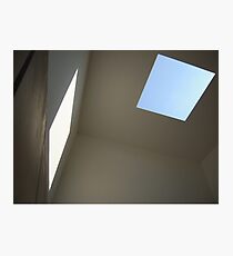 Blue Sky, White Light Photographic Print
