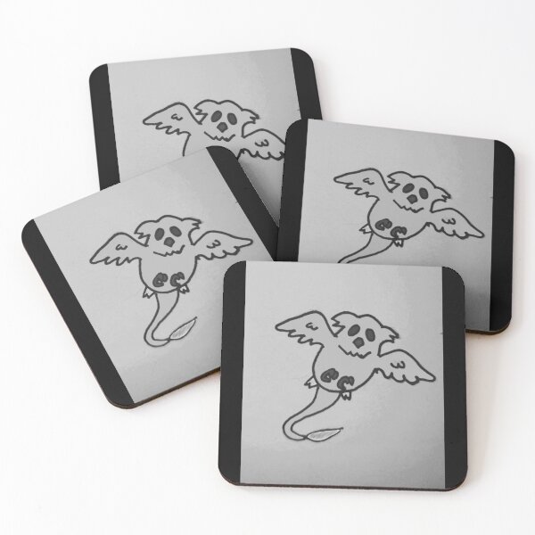 Item preview, B&W Cutie Thunderbird cryptid designed and sold by Valina Moon Creations.
