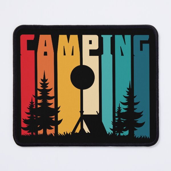 Item preview, Camping Retro Silhouette - Vintage Camping  designed and sold by molamode.