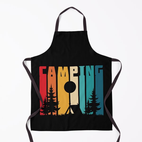 Item preview, Camping Retro Silhouette - Vintage Camping  designed and sold by molamode.