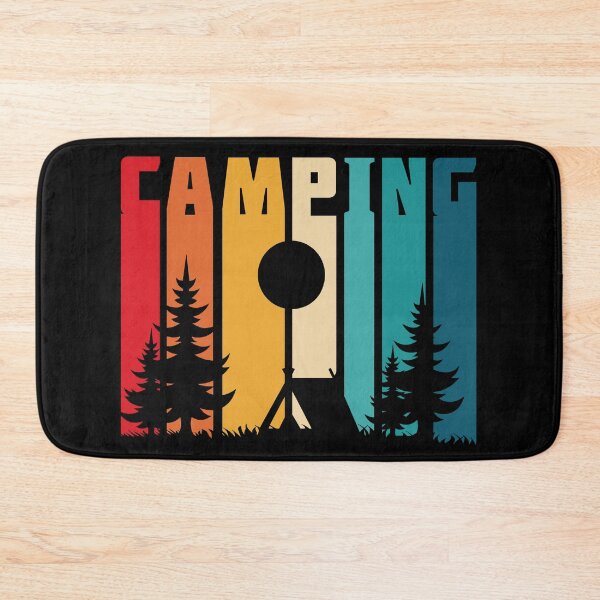 Item preview, Camping Retro Silhouette - Vintage Camping  designed and sold by molamode.