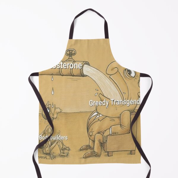 Item preview, testosterone, transgenders and bodybuilders meme designed and sold by Shrewd Mood.