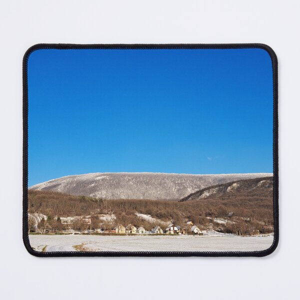 Item preview, The Cellar Village, with Mountains in the Background at Piliscsev "Nature Photography" designed and sold by Istvan Ocztos.