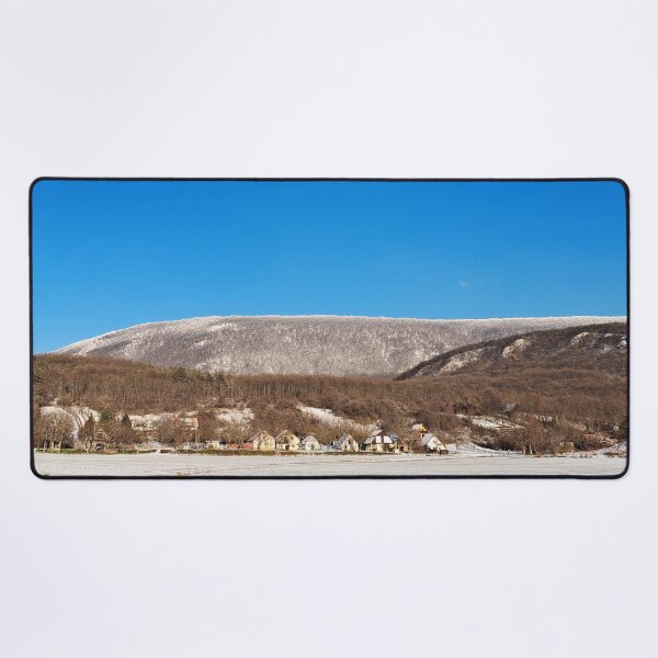 Item preview, The Cellar Village, with Mountains in the Background at Piliscsev "Nature Photography" designed and sold by Istvan Ocztos.