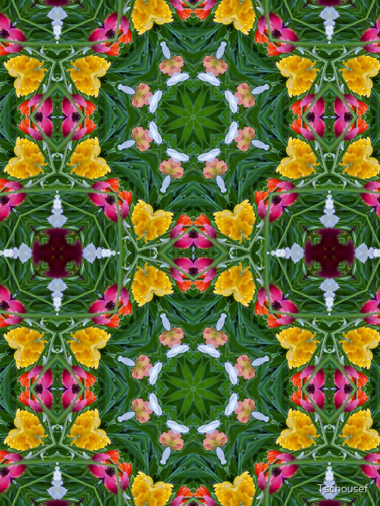 Thumbnail 4 of 4, iPhone Case, Spring colors pattern Spring pattern designed and sold by Tschousef.