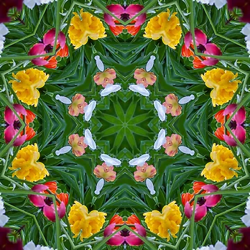 Artwork thumbnail, Spring colors pattern Spring pattern by Tschousef