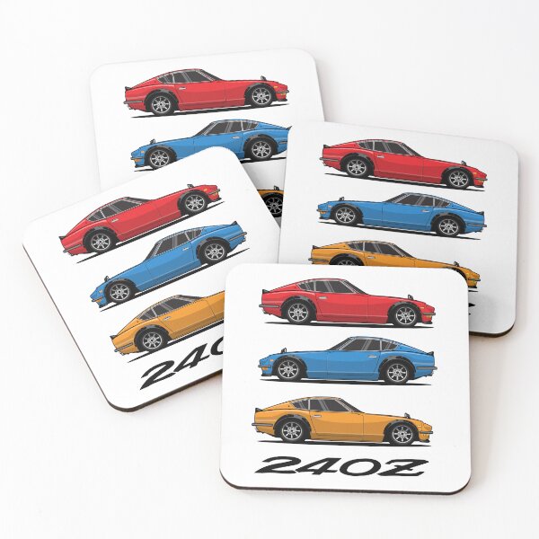 Item preview, Color Stack Datsun 240 Z Illustration designed and sold by blackdogshop.