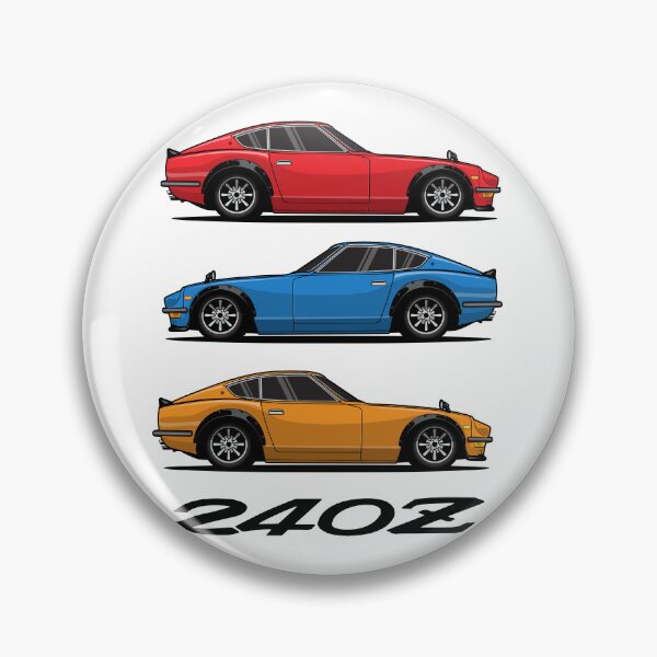 Item preview, Color Stack Datsun 240 Z Illustration designed and sold by blackdogshop.
