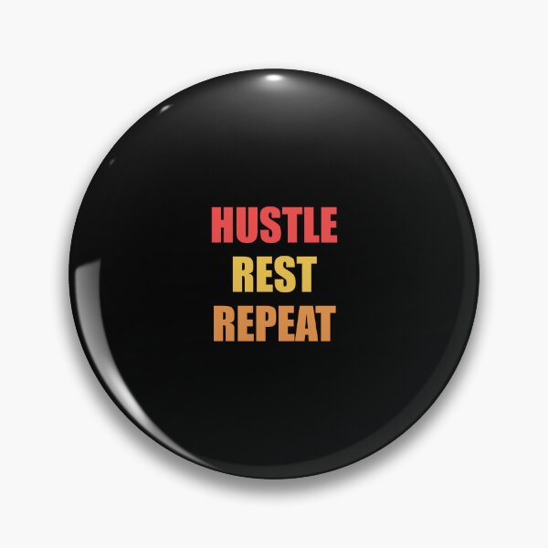 Artikelvorschau, Hustle-Rest-Wiederholung entworfen und verkauft von Inspirationmotivation.