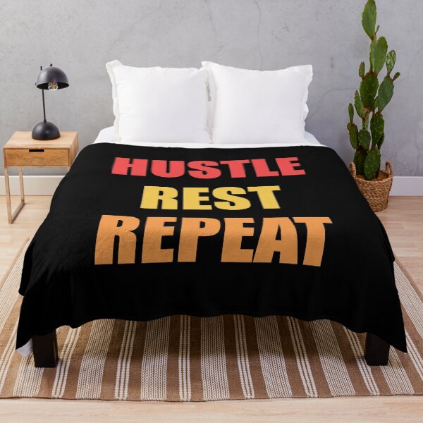 Item preview, Hustle Rest Repeat designed and sold by Inspirationmotivation.