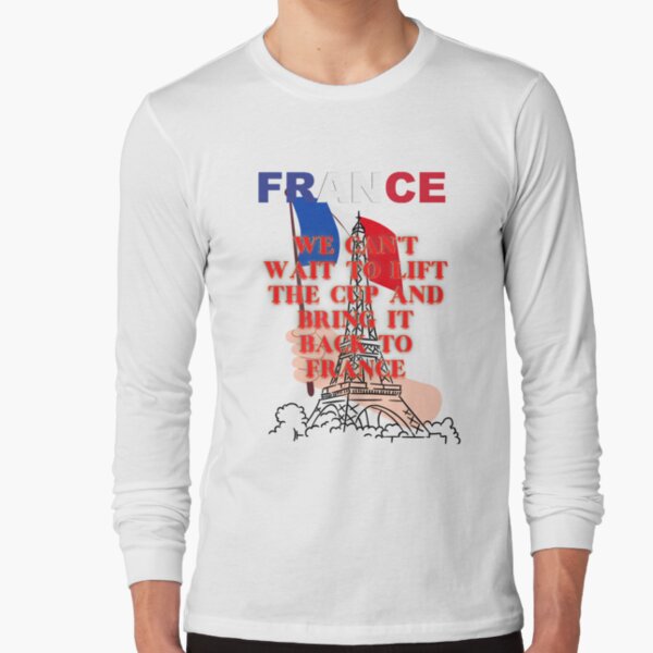 : France Soccer Fans Jersey  Les Bleus Fans of French Soccer  Long Sleeve T-Shirt : Clothing, Shoes & Jewelry