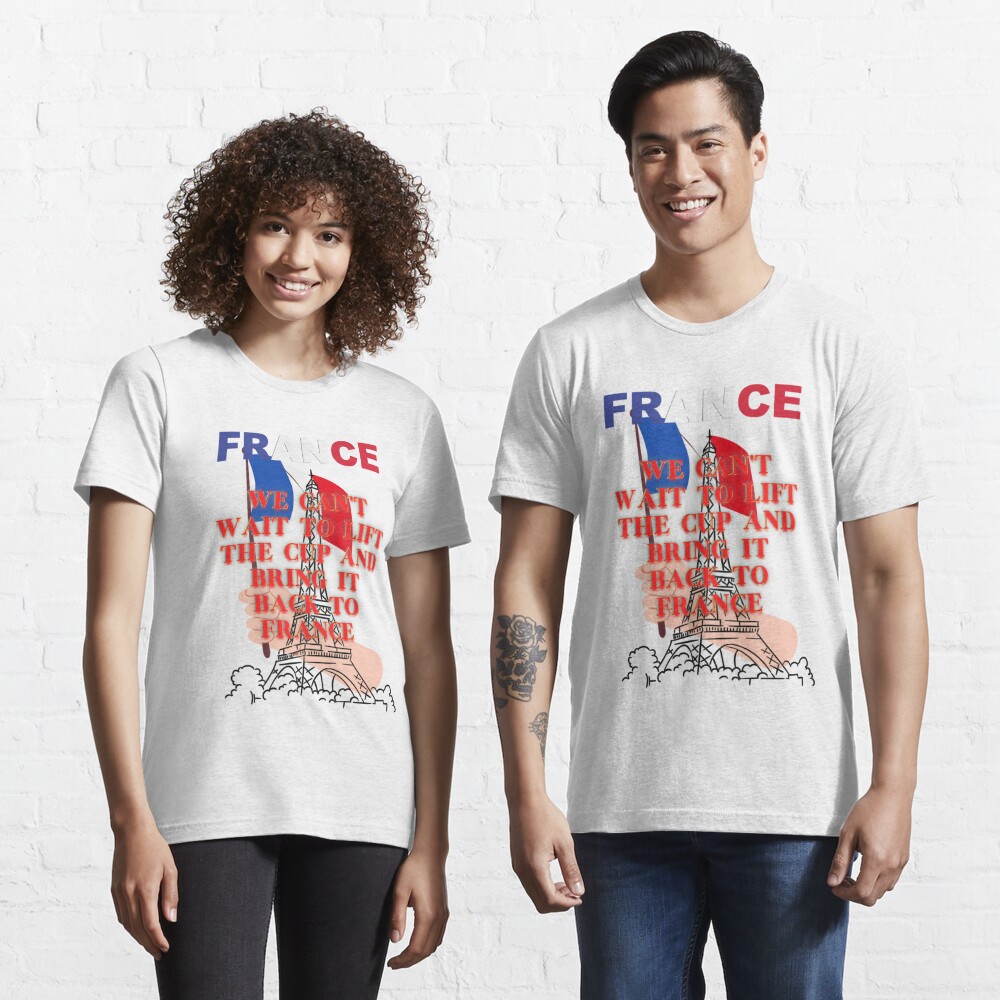 : France Soccer Jersey Football 2022 Roosters & Flag T-Shirt :  Clothing, Shoes & Jewelry