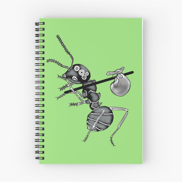 Item preview, Working ant, green background designed and sold by Osher-BioArt.