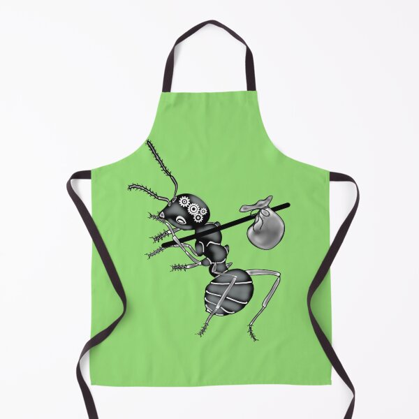 Item preview, Working ant, green background designed and sold by Osher-BioArt.