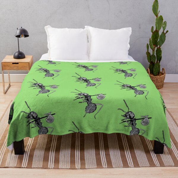 Item preview, Working ant, green background designed and sold by Osher-BioArt.