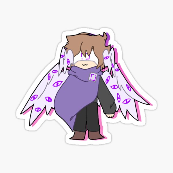 Watcher grian with backdrop Sticker