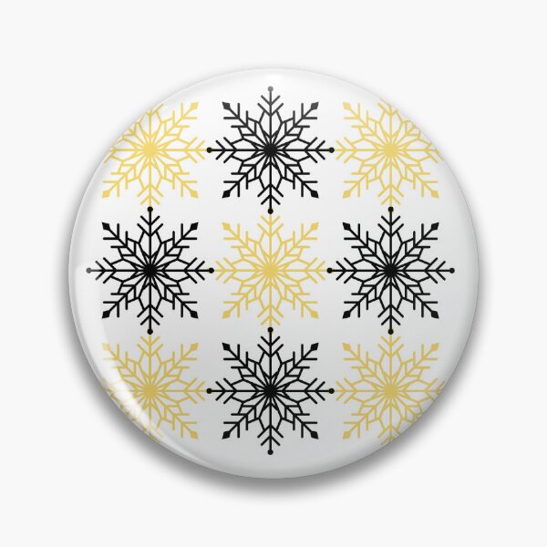Item preview, Black and Gold Snowflakes designed and sold by Calli_Designs.